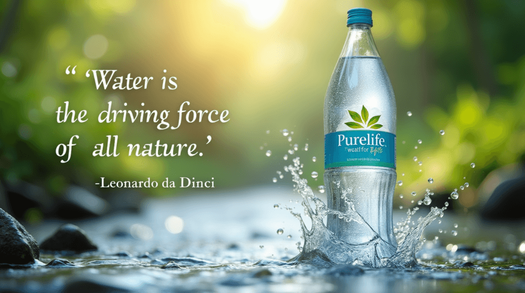 Kreaai image purelife water